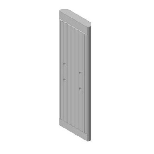 Šamotová deska zadní střed KV 025G 02